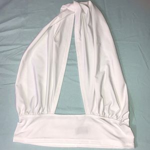 Shein Versatile Self-Tie Cross Halter Top